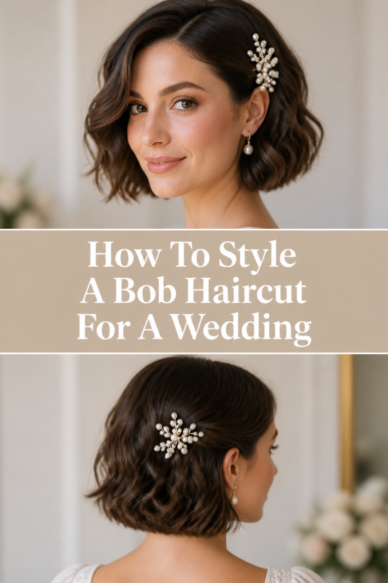 ✨ How To Style A Bob Haircut For A Wedding