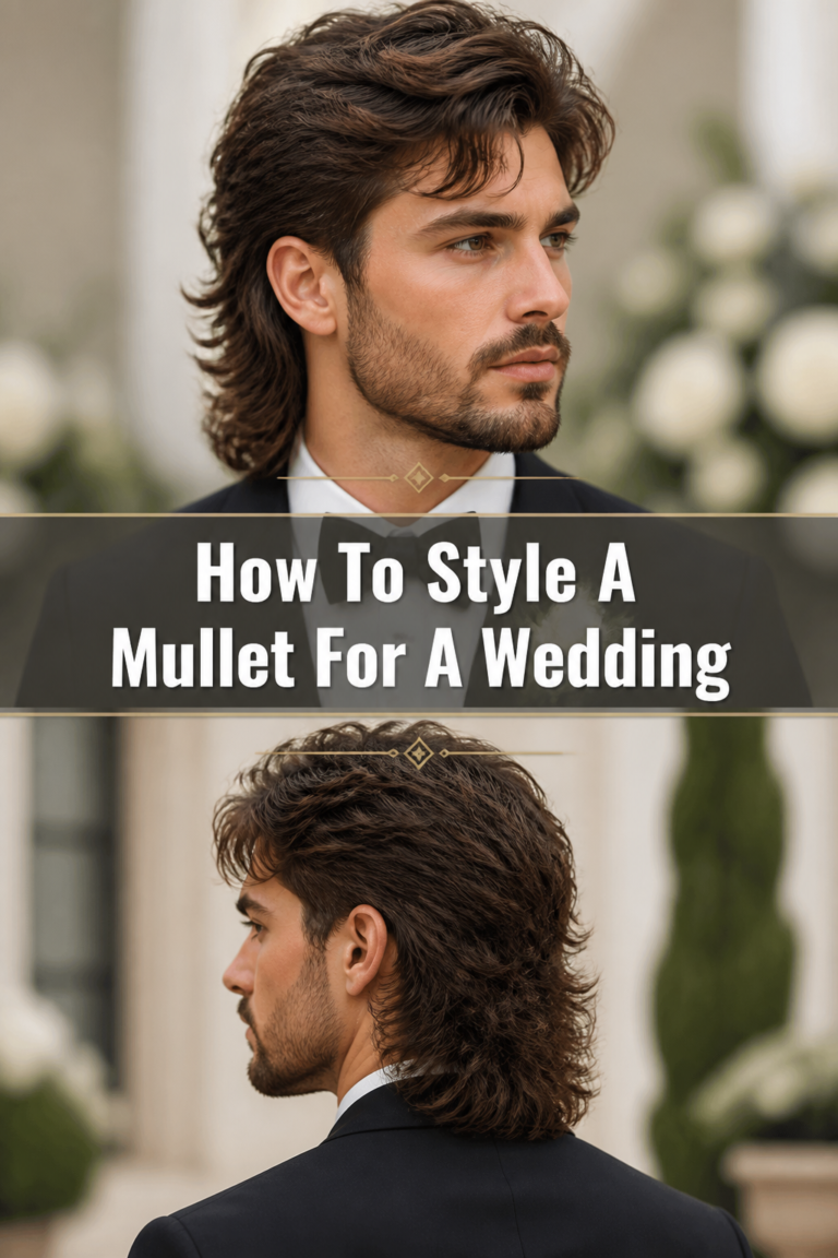 💇 How To Style A Mullet For A Wedding