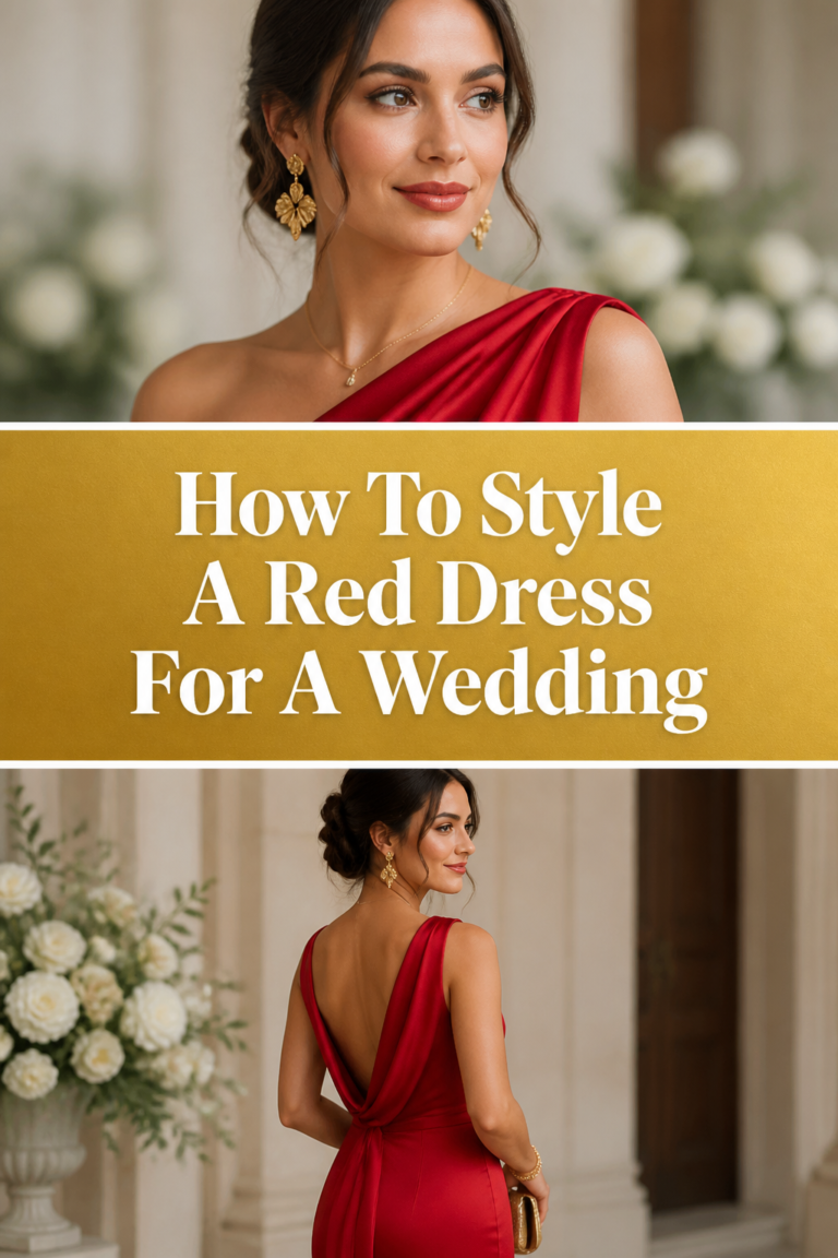 💃 How To Style A Red Dress For A Wedding