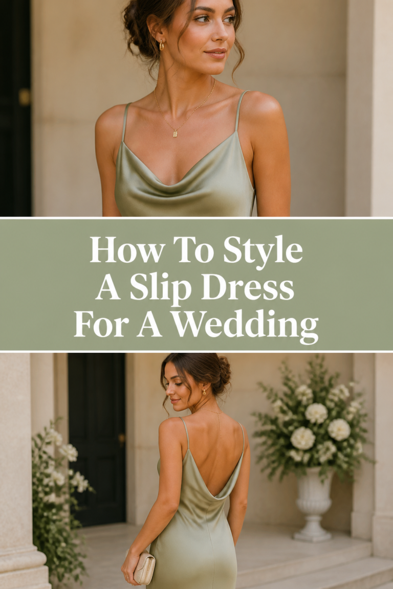 👗 How To Style A Slip Dress For A Wedding