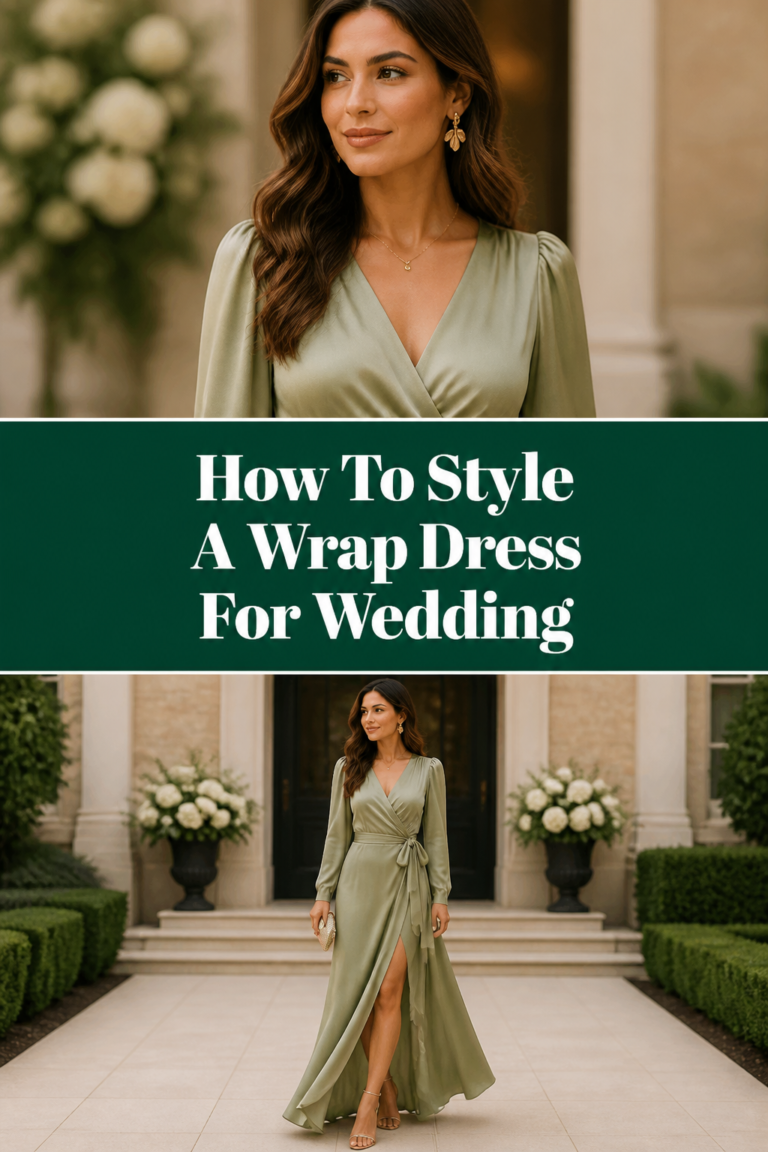 👗 How To Style A Wrap Dress For Wedding