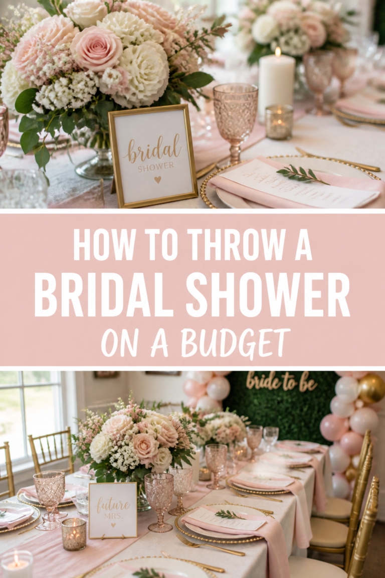 💍 How To Throw A Bridal Shower On A Budget