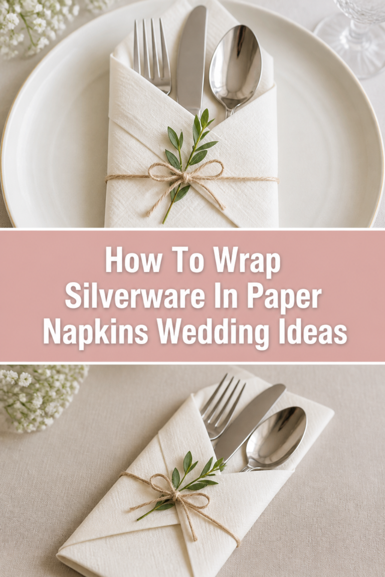 🍴 How To Wrap Silverware In Paper Napkins Wedding Ideas