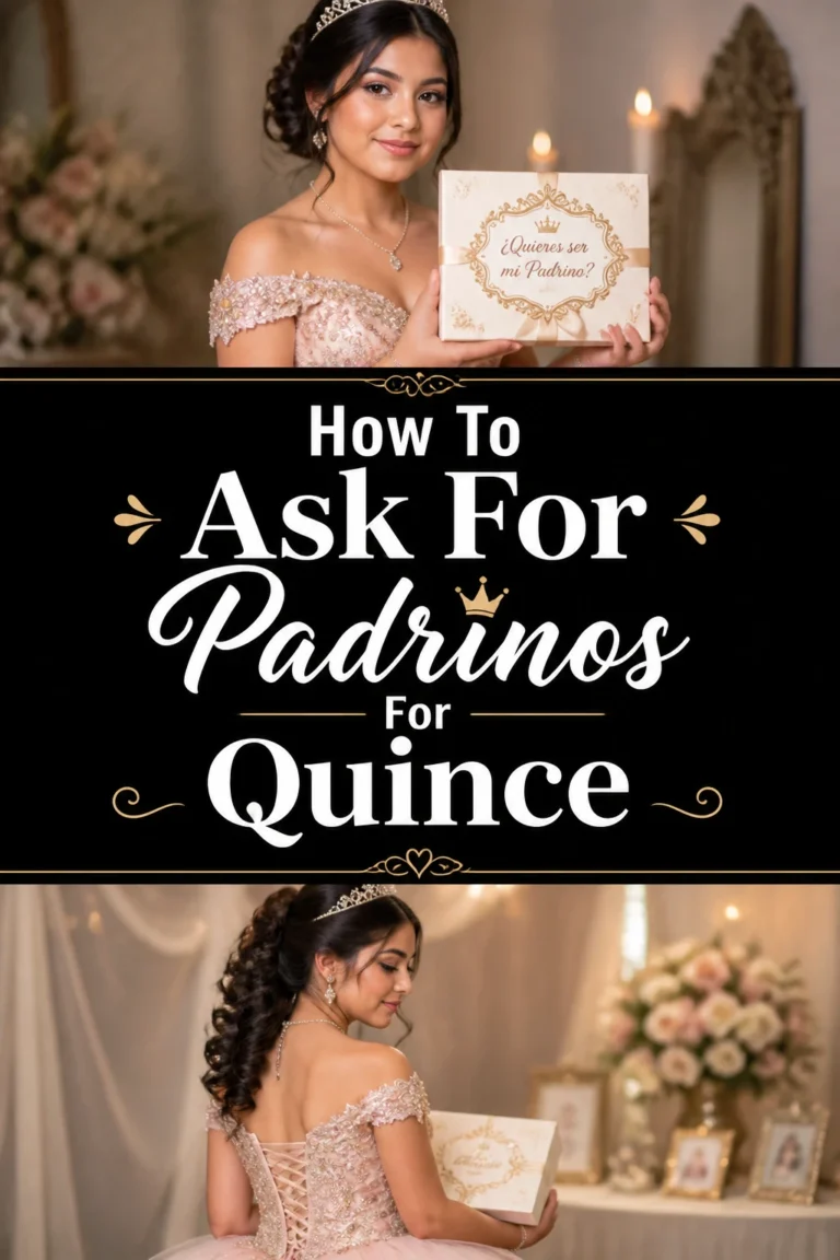 📌 How To Ask For Padrinos For Quince