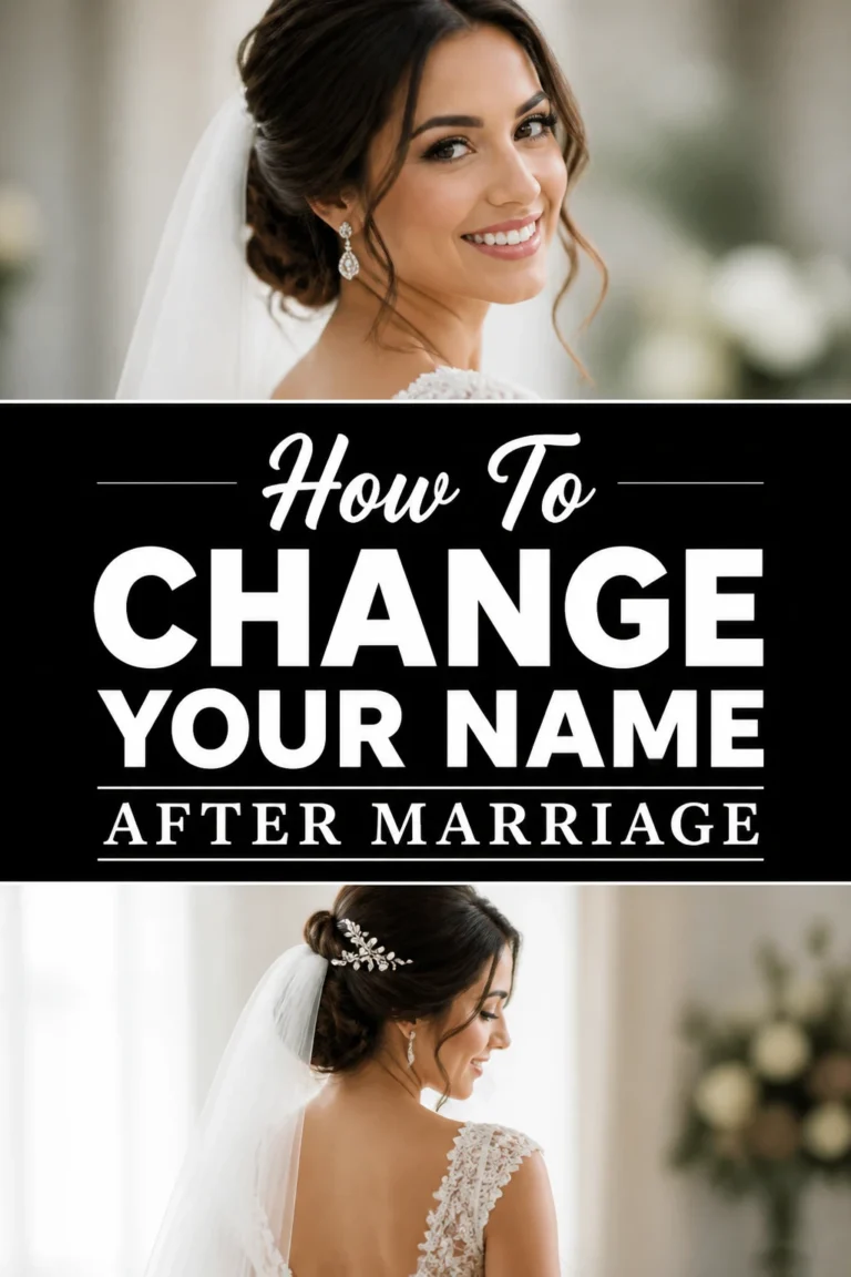 👰‍♀️ How To Change Your Name After Marriage