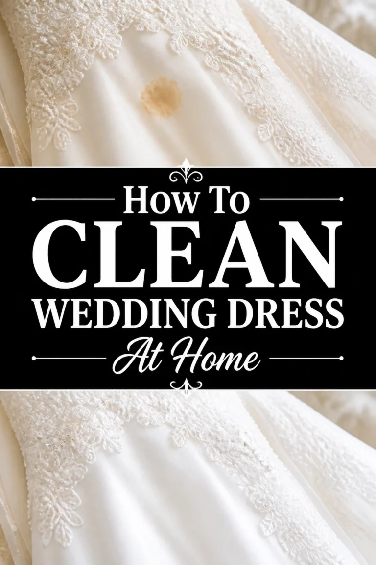 👰‍♀️ How To Clean Wedding Dress At Home