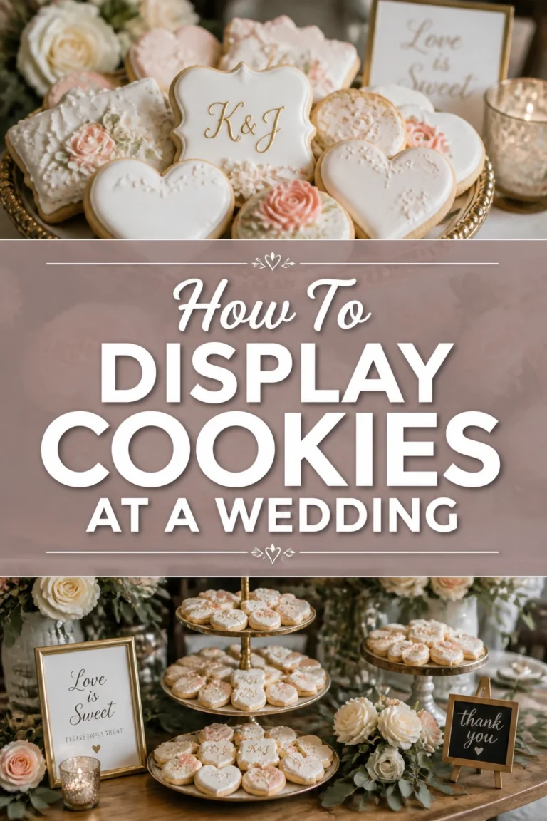 🍪 How To Display Cookies At A Wedding