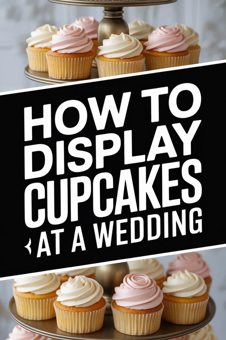 🧁 How To Display Cupcakes At A Wedding