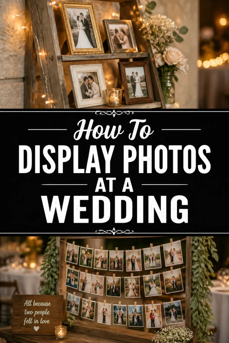 📸 How To Display Photos At A Wedding