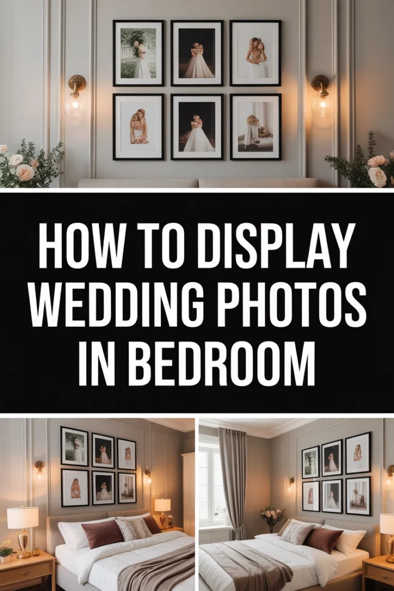 💖 How To Display Wedding Photos In Bedroom