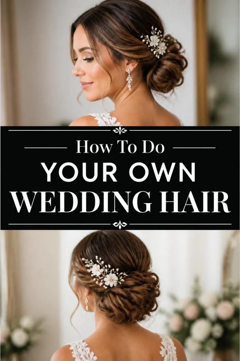 💍 How To Do Your Own Wedding Hair