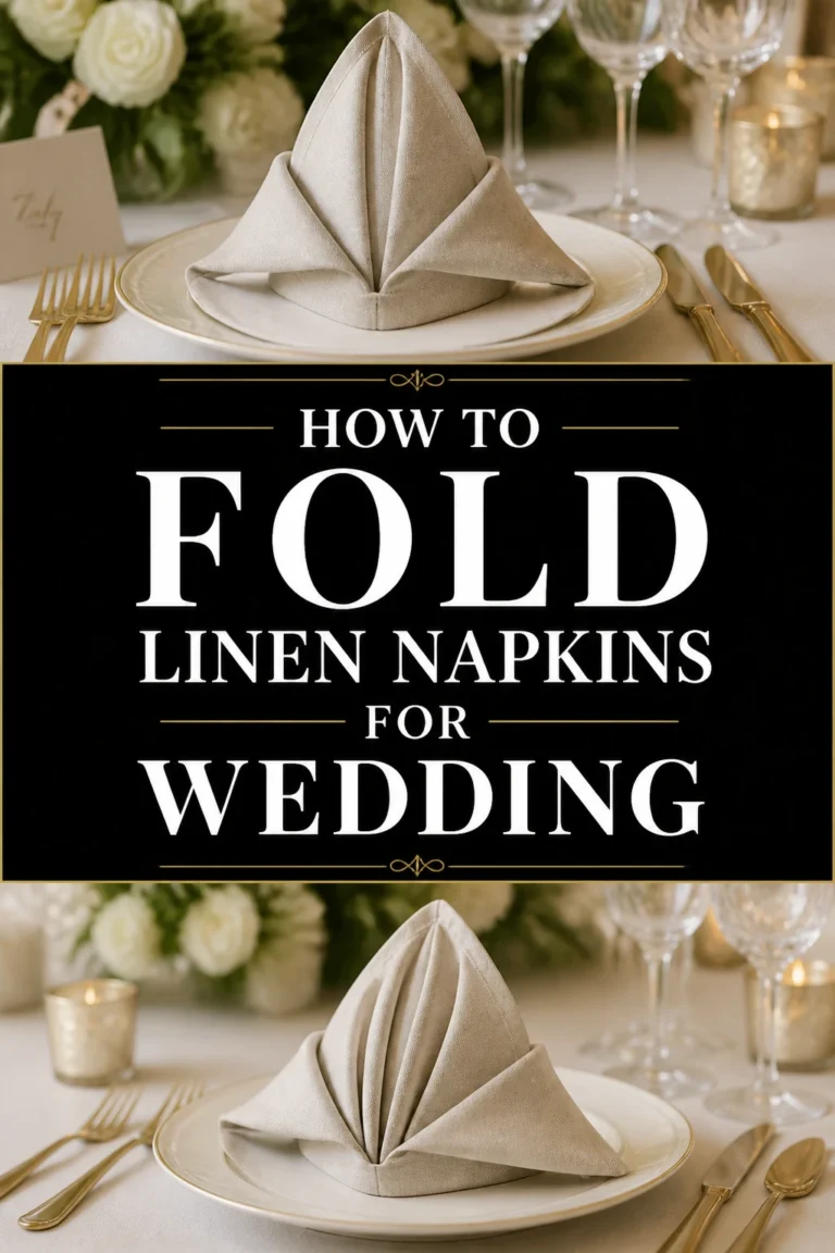 🔥 How To Fold Linen Napkins For Wedding