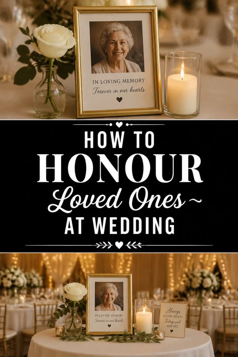 🕊️ How To Honour Loved Ones At Wedding