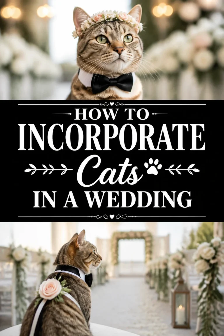 🐾 How To Incorporate Cats In A Wedding