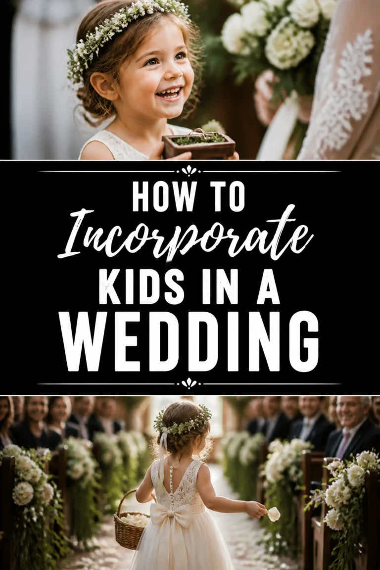 🧒 How To Incorporate Kids In A Wedding