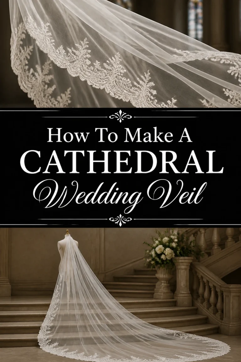 👰‍♀️ How To Make A Cathedral Wedding Veil