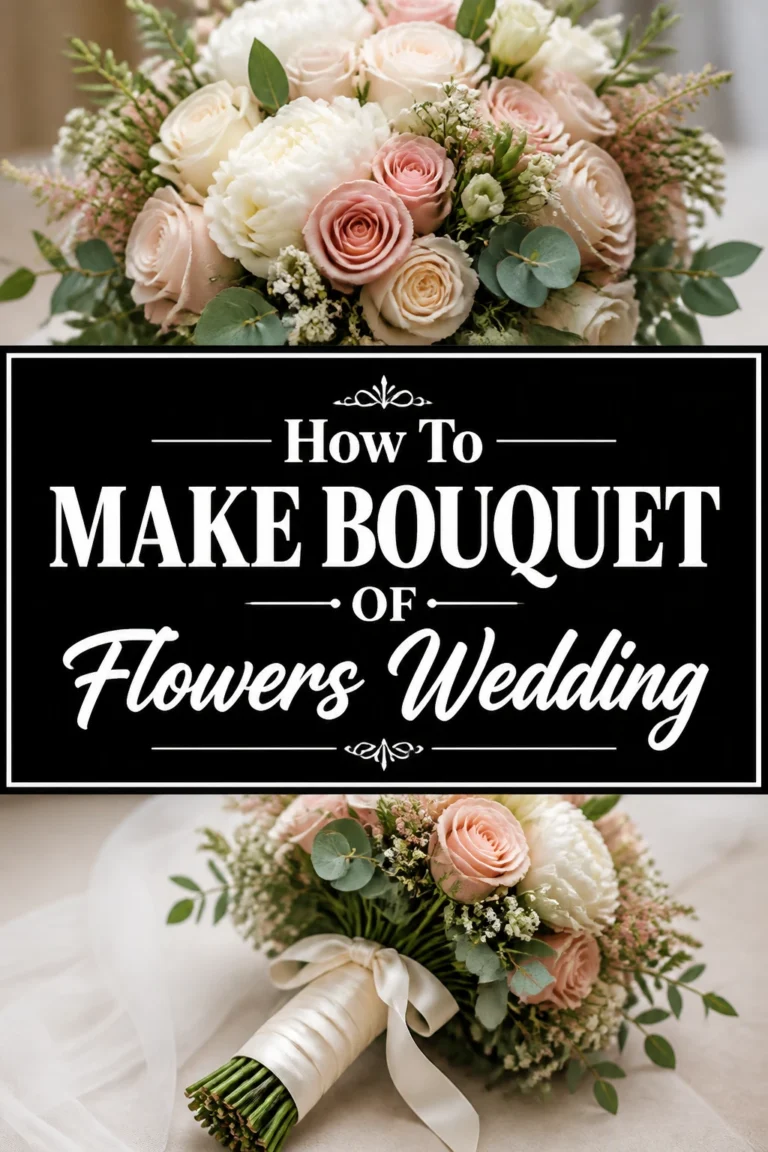💐 How To Make Bouquet Of Flowers Wedding