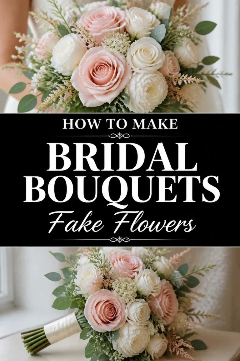 💐 How To Make Bridal Bouquets Fake Flowers