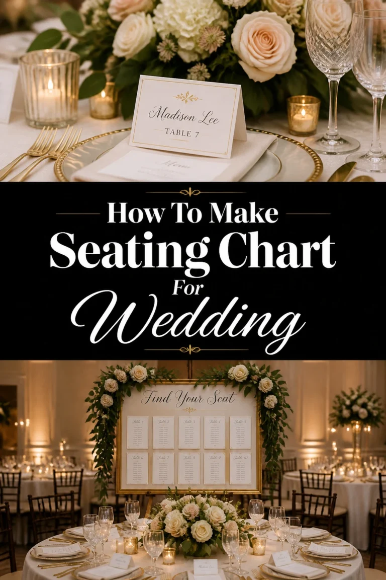 📝 How To Make Seating Chart For Wedding