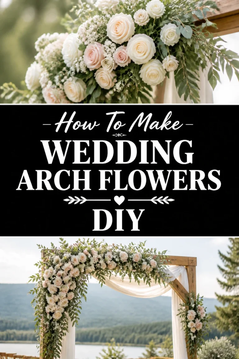 🌸 How To Make Wedding Arch Flowers DIY
