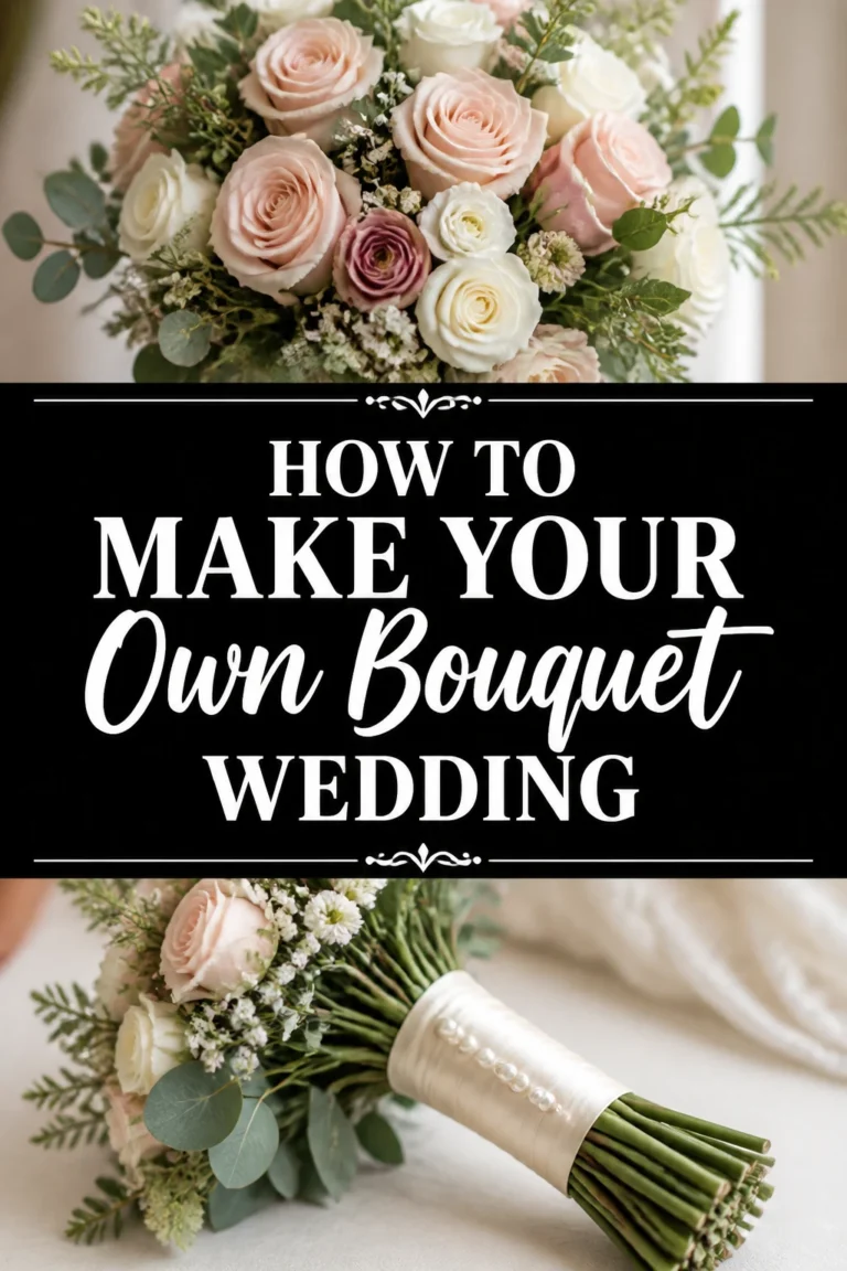 💐 How To Make Your Own Bouquet Wedding