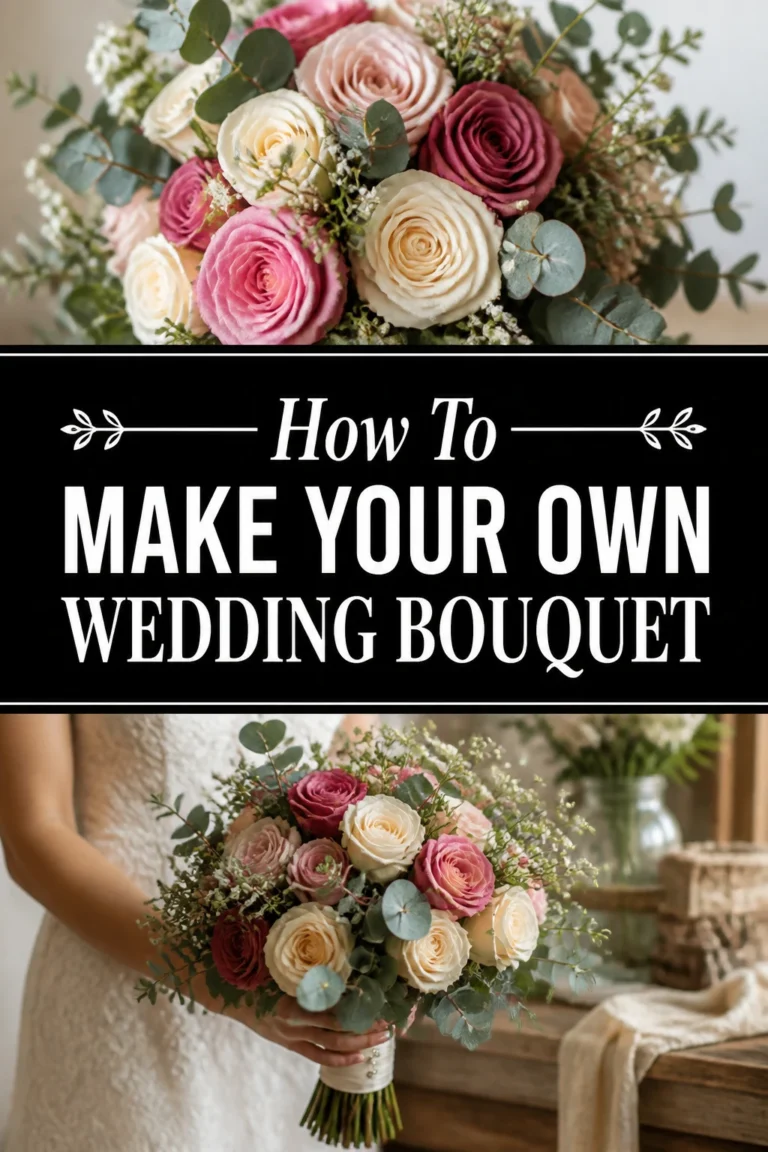 💐 How To Make Your Own Wedding Bouquet