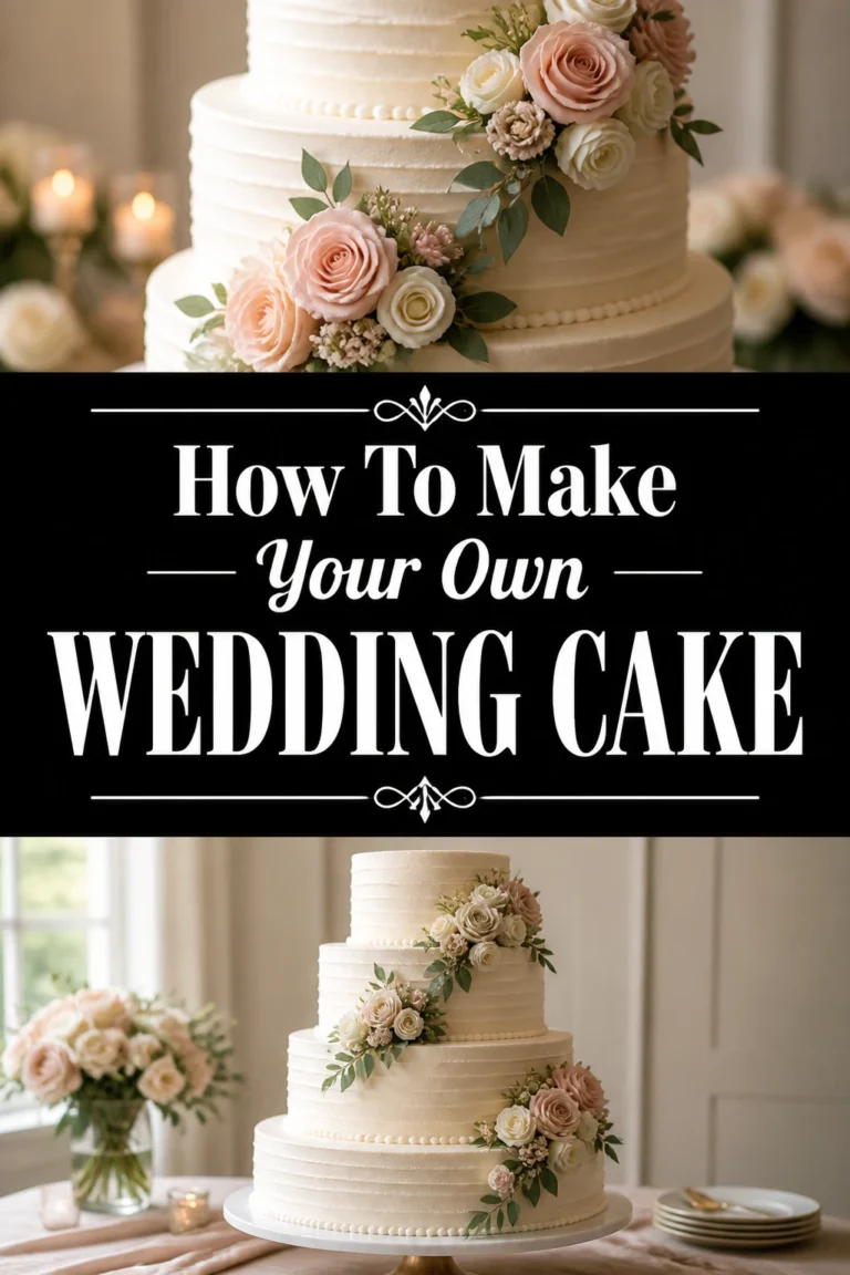 🎂 How To Make Your Own Wedding Cake