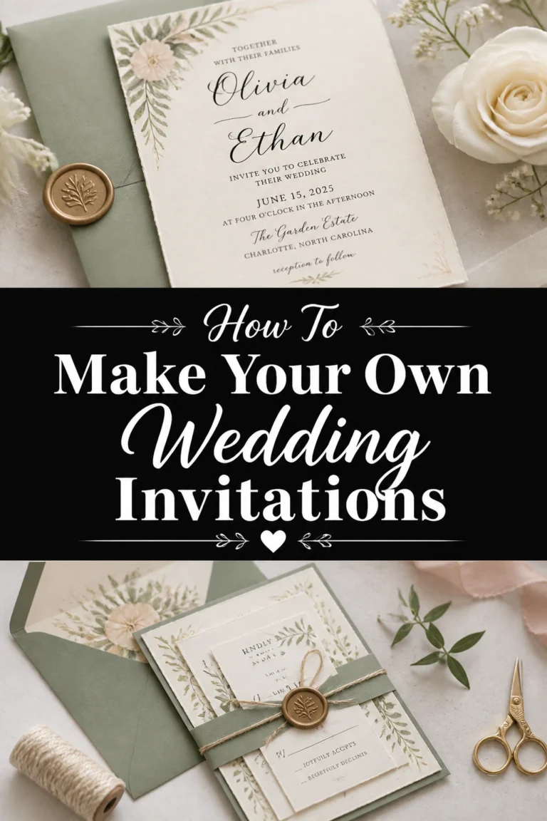 👰‍♀️ How To Make Your Own Wedding Invitations