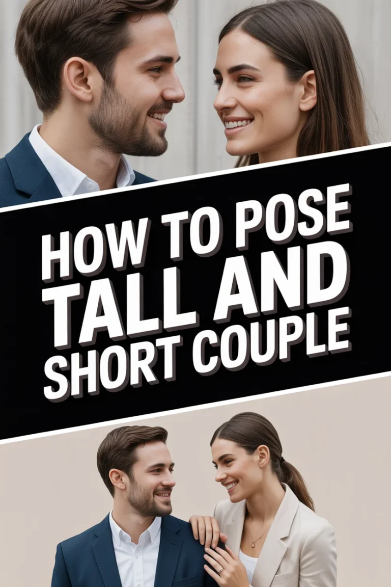 📸 How To Pose Tall And Short Couple