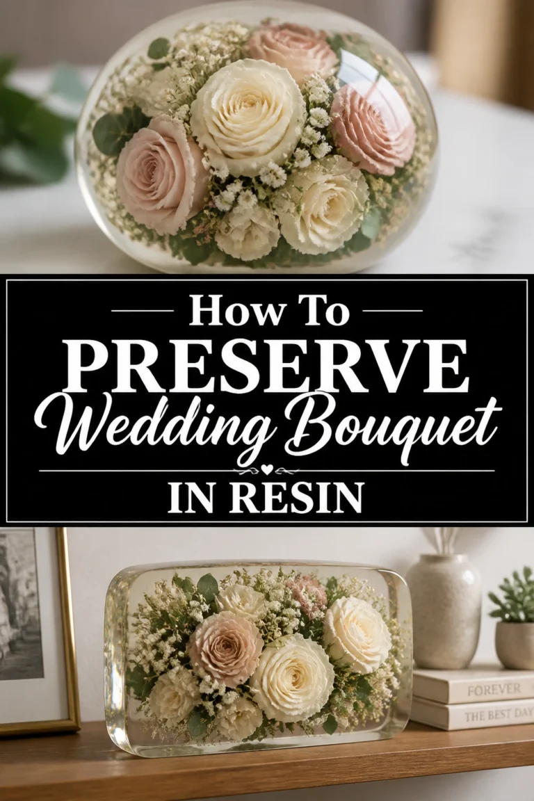 💐 How To Preserve Wedding Bouquet In Resin