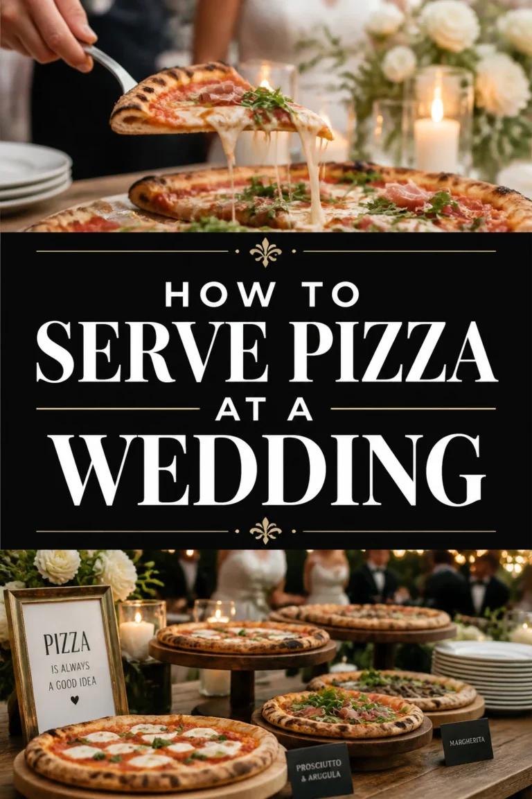 🍕 How To Serve Pizza At A Wedding