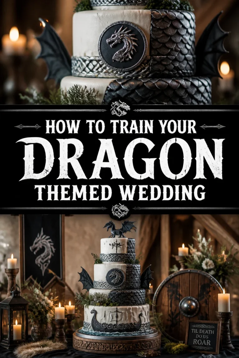 🐉 How To Train Your Dragon Themed Wedding
