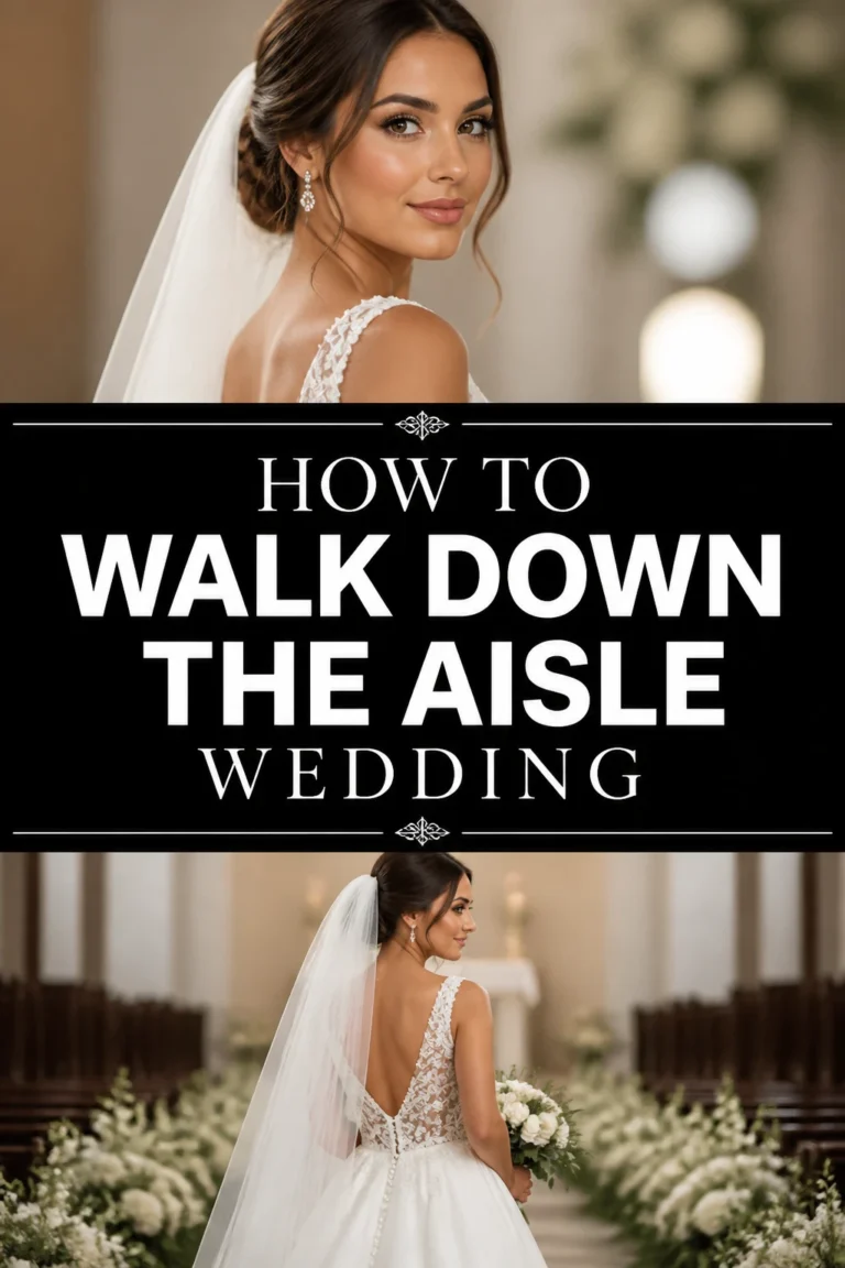 👰 How To Walk Down The Aisle Wedding