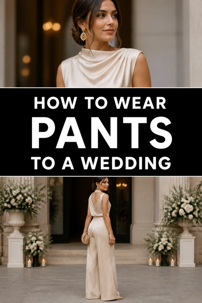 👖 How To Wear Pants To A Wedding