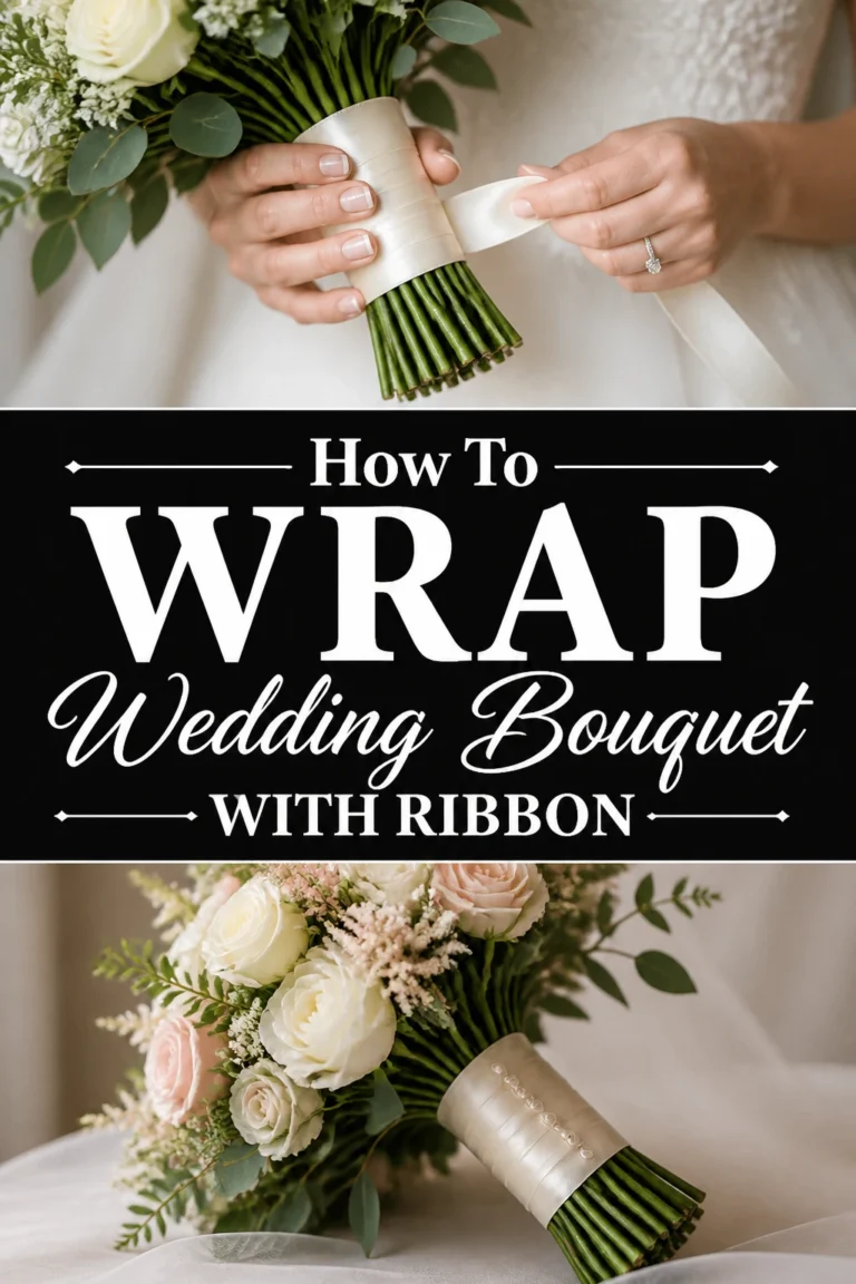 💐 How To Wrap Wedding Bouquet With Ribbon