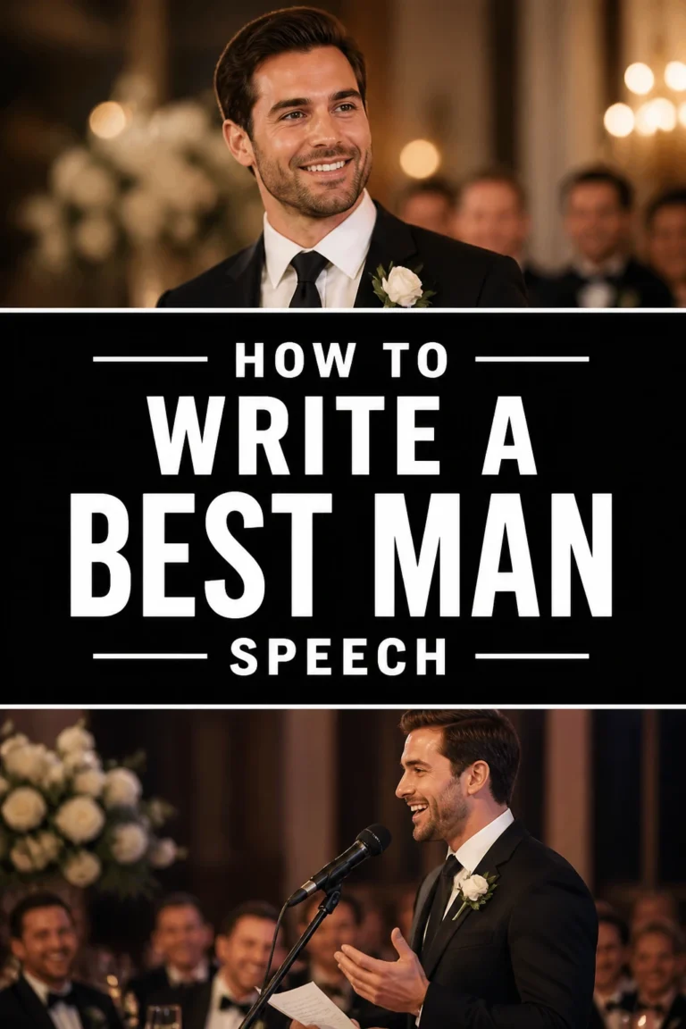 🎤 How To Write A Best Man Speech